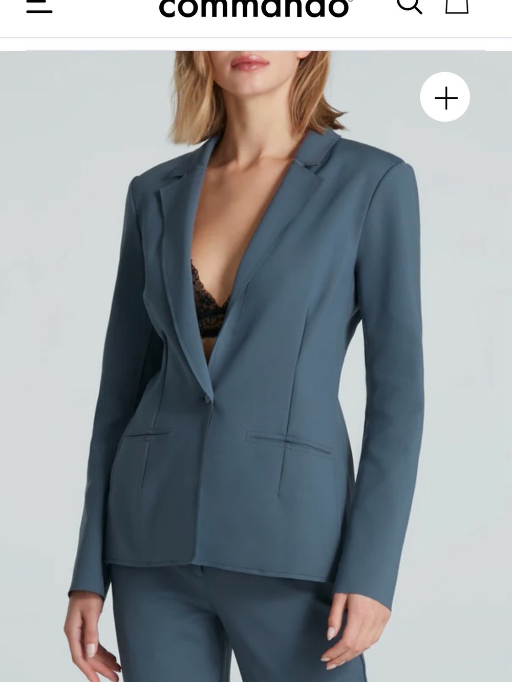 Commando Neoprene CEO Blazer in Storm NWT